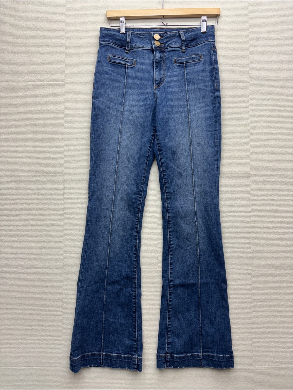 Kut From The Kluth High Rise Flared Jeans - Blue Ana 4
